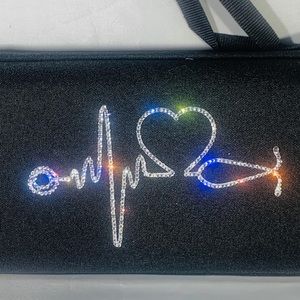 Blinged stethoscope carrying case